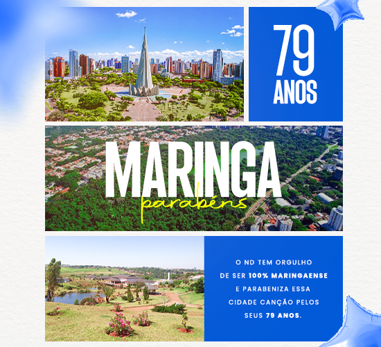 parabéns maringá 79 anos